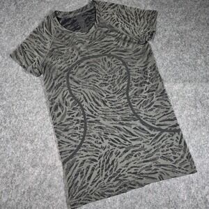 Lululemon Swiftly Tech Short Sleeve 2.0 Primal Clash Black Gull Grey Cheetah 8